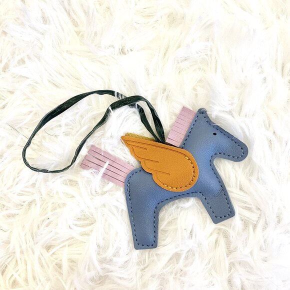 Blue Pegasus Bag Charm or Keychain - Picture 3 of 3